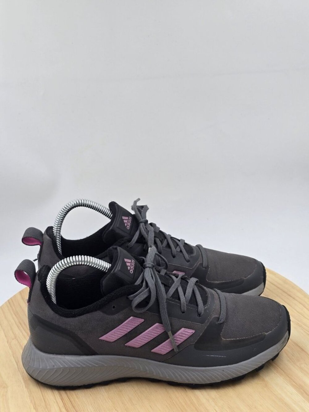 Adidas Womens FZ3584 Gray Falcon Run 2.0 Trail Low Top Running Shoes sz 7.0